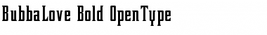 Download BubbaLove Bold Font Title Preview