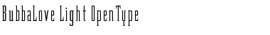 Download BubbaLove Light Font Title Preview