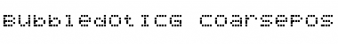Download BubbledotICG CoarsePos Font Title Preview