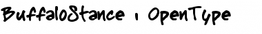 Download BuffaloStance Regular Font Title Preview