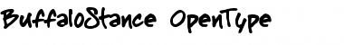 Download BuffaloStance Regular Font Title Preview