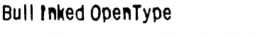 Download Bull Inked Font Title Preview