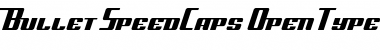 Download Bullet SpeedCaps Font Title Preview