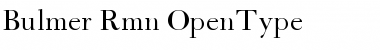 Download Bulmer Roman Font Title Preview