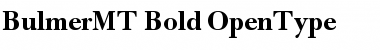 Download Bulmer MT Bold Font Title Preview