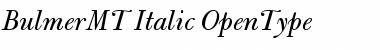 Download Bulmer MT Italic Font Title Preview