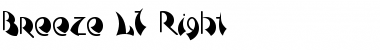 Download Breeze LT Regular Font Title Preview