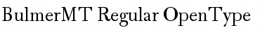 Download Bulmer MT Regular Font Title Preview