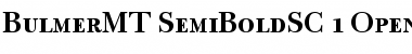 Download Bulmer MT SemiBold Small Caps & OldStyle Figures Font Title Preview