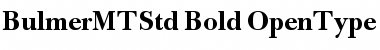 Download Bulmer MT Std Bold Font Title Preview