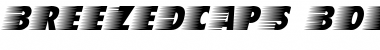Download BreezedCaps BoldOblique Font Title Preview