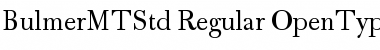 Download Bulmer MT Std Regular Font Title Preview