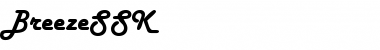 Download BreezeSSK Regular Font Title Preview