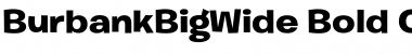 Download Burbank Big Wide Bold Font Title Preview