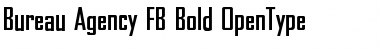 Download Bureau Agency FB Bold Font Title Preview