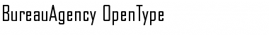 Download BureauAgency Regular Font Title Preview