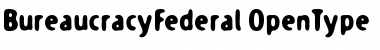 Download BureaucracyFederal Regular Font Title Preview