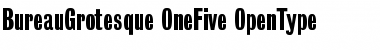 Download BureauGrotesque OneFive Font Title Preview