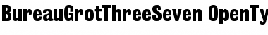 Download Bureau GrotThreeSeven Font Title Preview