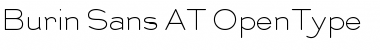 Download Burin Sans AT Regular Font Title Preview