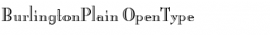 Download Burlington Plain Font Title Preview