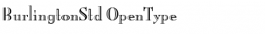 Download Burlington Std Regular Font Title Preview