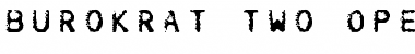 Download Burokrat Two Font Title Preview