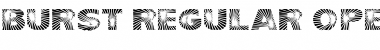 Download Burst Regular Font Title Preview