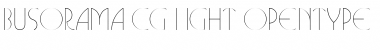 Download Busorama CG Light Regular Font Title Preview