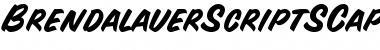 Download BrendalauerScriptSCapsSSK Bold Font Title Preview