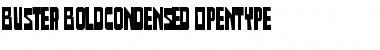 Download Buster BoldCondensed Font Title Preview