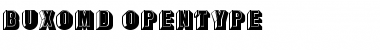 Download Buxom D Regular Font Title Preview
