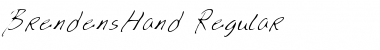 Download BrendensHand Regular Font Title Preview