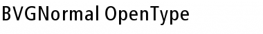 Download BVGNormal Regular Font Title Preview
