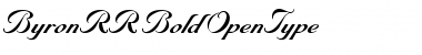 Download ByronRR Regular Font Title Preview
