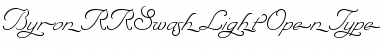 Download ByronRRSwash Regular Font Title Preview