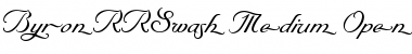 Download ByronRRSwash Regular Font Title Preview