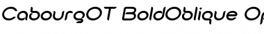 Download Cabourg OT BoldOblique Font