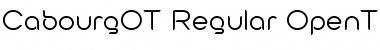 Download Cabourg OT Regular Font