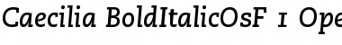 Download PMN Caecilia 76 Bold Italic Oldstyle Figures Font Title Preview