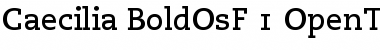 Download PMN Caecilia 75 Bold OsF Font Title Preview