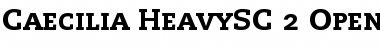 Download PMN Caecilia 85 Heavy Small Caps & Oldstyle Figures Font Title Preview