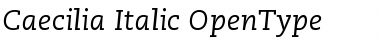 Download PMN Caecilia 56 Italic Font Title Preview