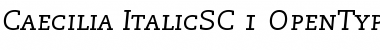 Download PMN Caecilia 56 Italic SC Font Title Preview