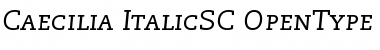 Download PMN Caecilia 56 Italic Small Caps & Oldstyle Figures Font Title Preview