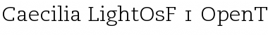Download PMN Caecilia 45 Light OsF Font Title Preview