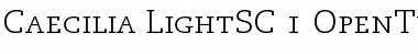 Download PMN Caecilia 45 Light SC Font Title Preview