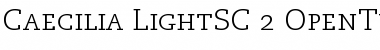 Download PMN Caecilia 45 Light Small Caps & Oldstyle Figures Font Title Preview