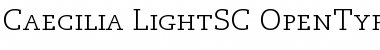 Download PMN Caecilia 45 Light Small Caps & Oldstyle Figures Font Title Preview