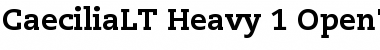 Download PMN Caecilia LT 85 Heavy Font Title Preview
